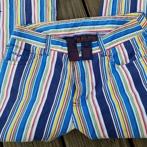 Vintage Ralph, Ralph Lauren  striped capris size 0